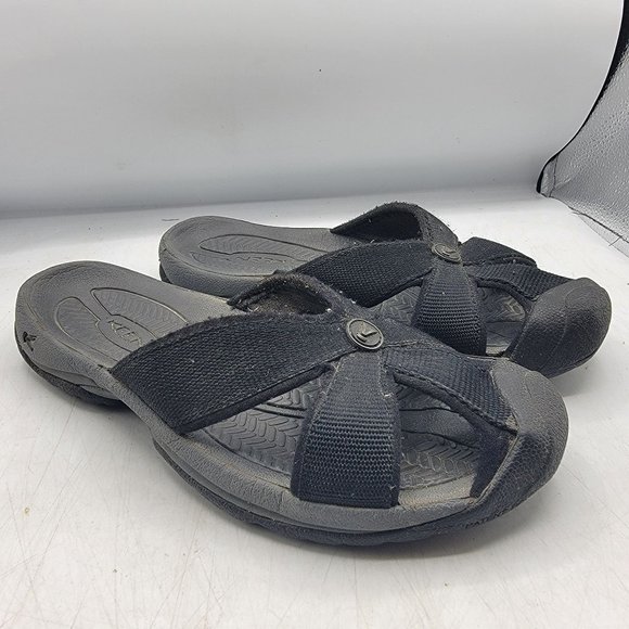 Keen Bali Womens 6 Black Gray Sandals Summer Beach Outdoors Casual Comfort